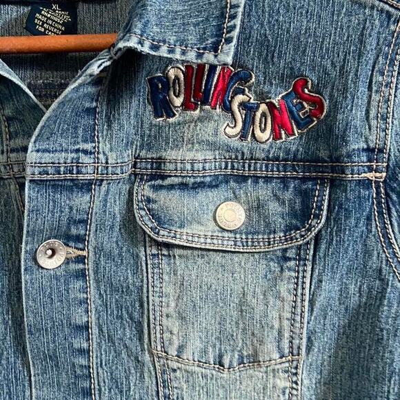 Vintage rolling stones denim jacket - Picture 5 of 7